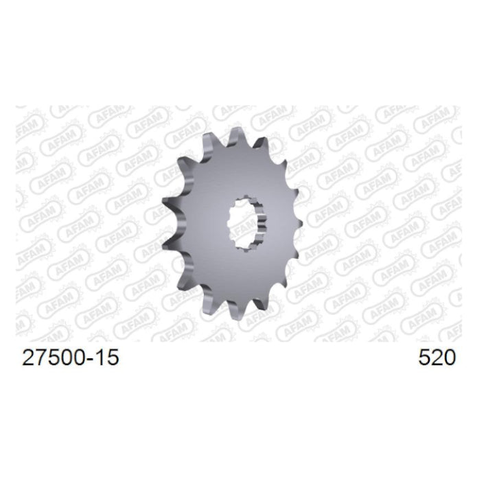 Baycity Power Parts Afam 27500-15 front sprocket 15 teeth for motorcycle maintenance and chain setup