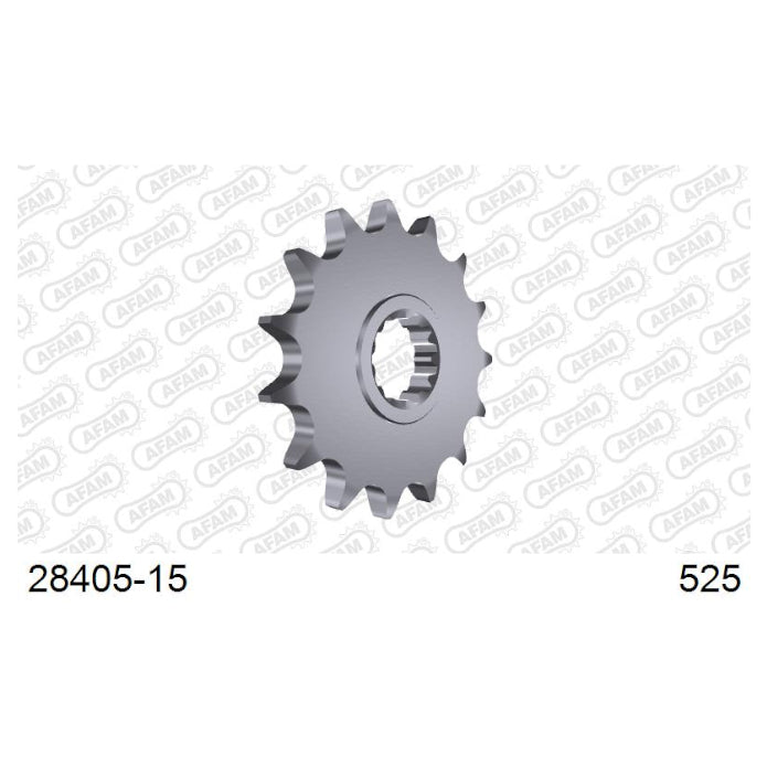 Baycity Power Parts Afam 28405-15 front sprocket 15 teeth for motorcycle maintenance and chain setup