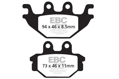 Brakes - FA377V Semi Sintered - EBC (Rear) - One Set (One Rotor) Rear at baycity powerparts