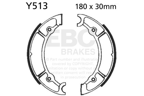 Brakes - FA513 Organic - EBC at baycity powerparts