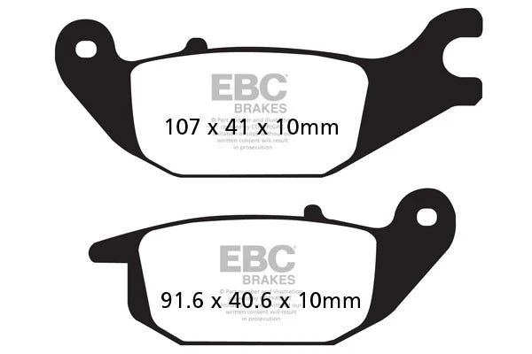 Brakes - SFA343 Organic - EBC (Rear) at baycity powerparts