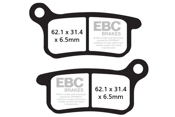Brakes - Sintered FA357R - EBC (Front) at baycity powerparts