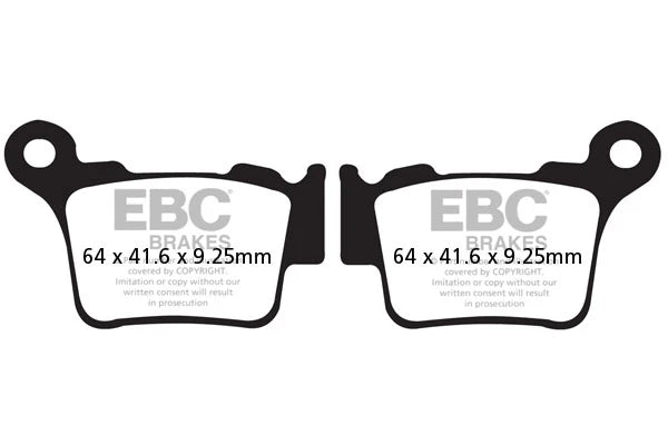 Brakes - Sintered FA368R - EBC (Rear) - Rear Set (one Set) baycity powerparts