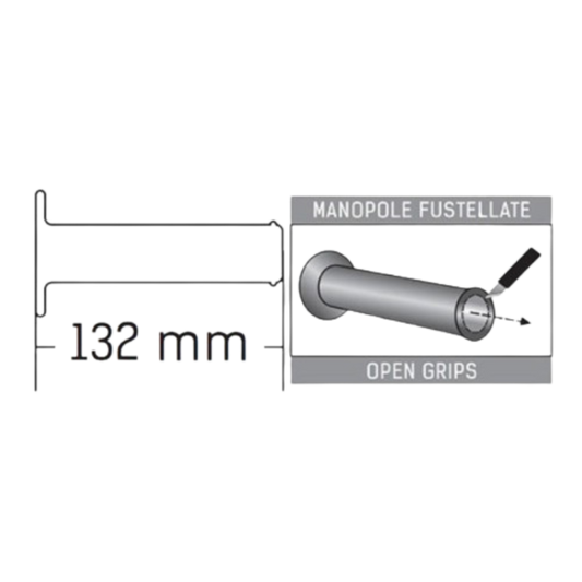 Domino Handlebar Grips 1103 - Soft Foam