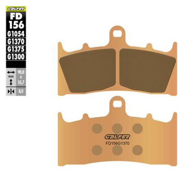 Galfer FD156G1370 sintered brake pads motorcycle braking upgrade Baycity Power Parts