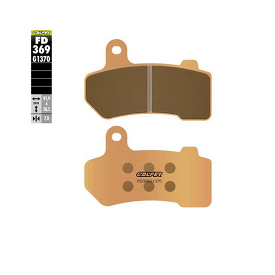 Galfer FD369G1370 sintered brake pads motorcycle braking upgrade Baycity Power Parts
