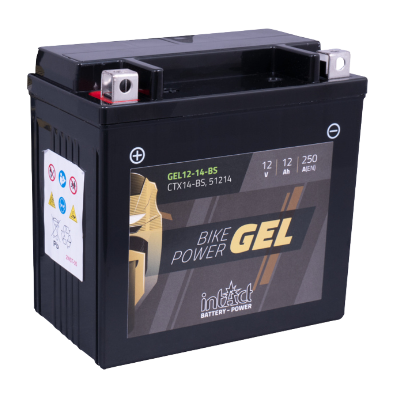 IntAct GEL12-14-BS Gel Motorcycle Battery