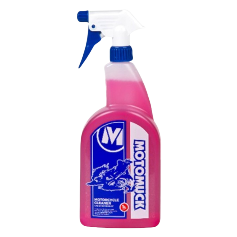 Front view of Motomuck Motorcycle Cleaner - 1ltr