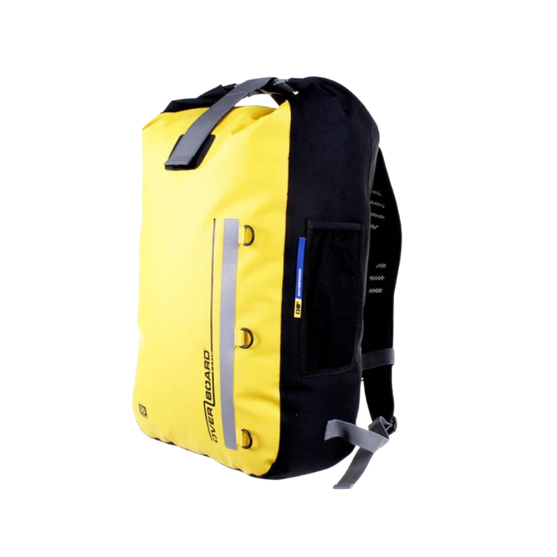 Front view of Overboard Classic Waterproof Backpack 30ltr - Yellow