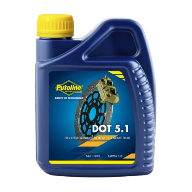 front view of Putoline DOT 5.1 Brake Fluid - 500ml