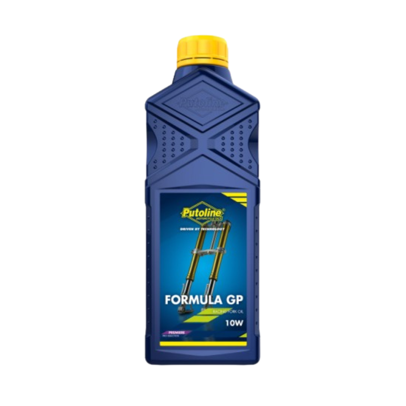 front view of Putoline Formula GP 10W Fork Oil - 1ltr