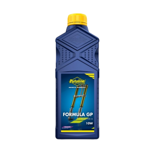 front view of Putoline Formula GP 10W Fork Oil - 1ltr