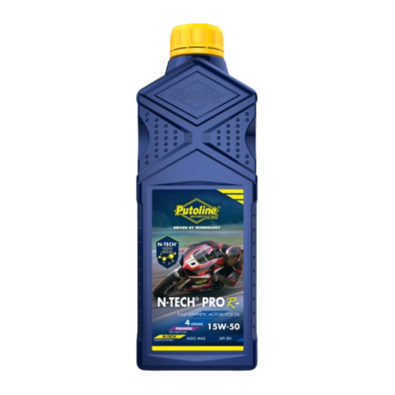 front view of Putoline N-Tech Pro R+ 15W-50 Engine Oil - 1ltr
