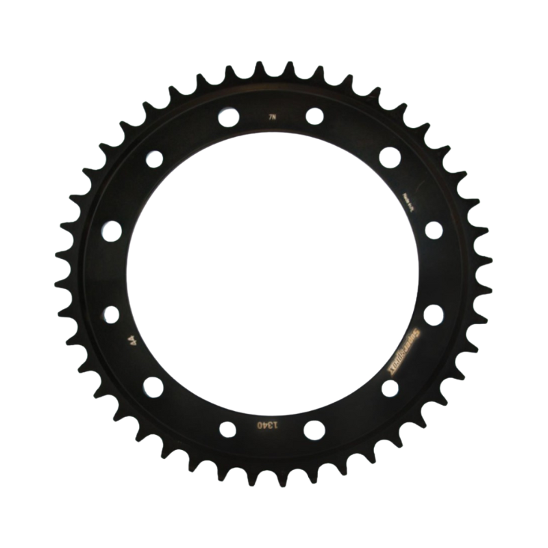Front view of Supersprox Steel Rear Sprocket RFE-1340:44-BLK