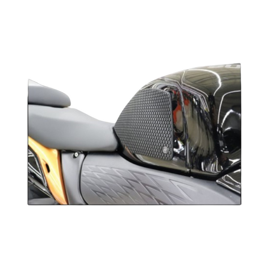 full view of TechSpec Snake Skin Tank Grips Suzuki Hayabusa Gen III (2021-CURRENT)