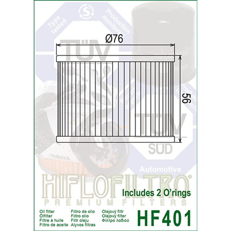 Oil Filter 401 - Hiflo