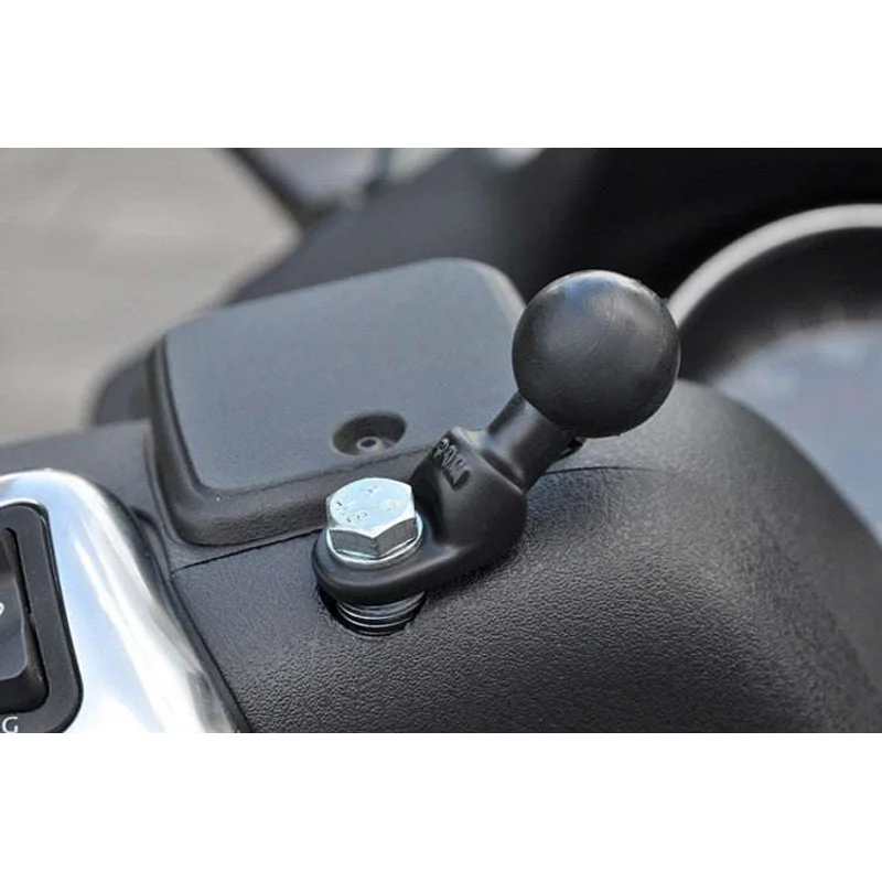 RAM Base - MIRROR Base with 9mm Hole and 25mm (1") Ball