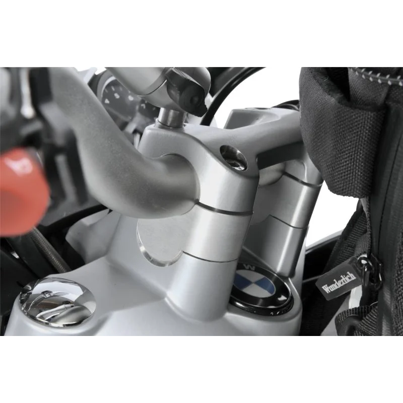 BMW R 1200 R Ergonomics - Risers 25mm - Silver