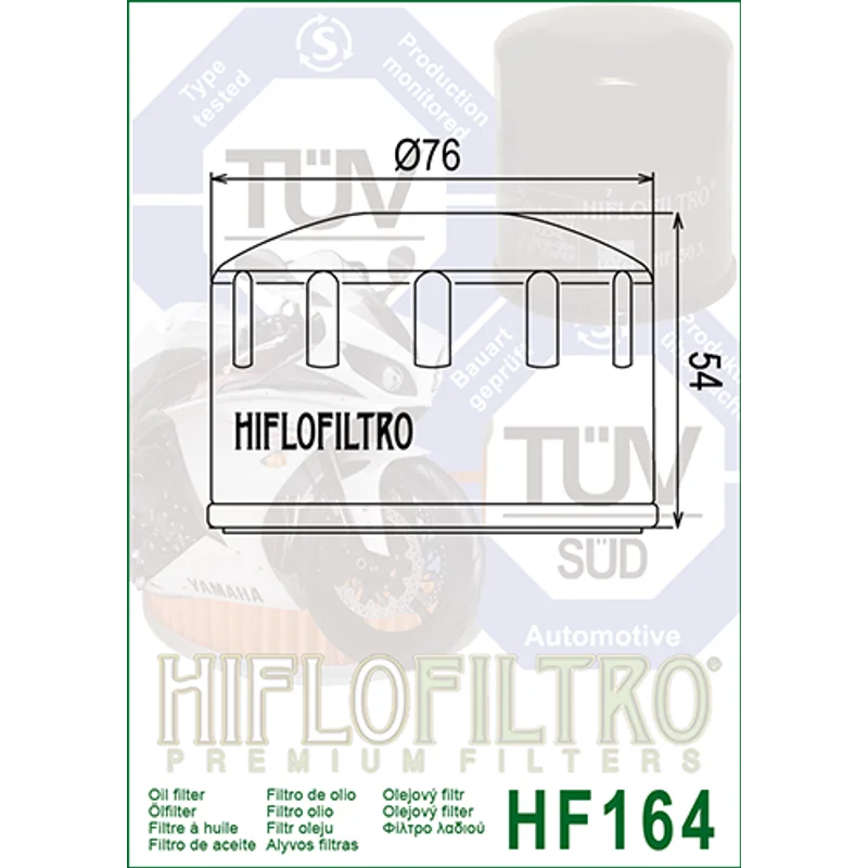 Oil Filter 164 - Hiflo