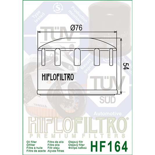 Oil Filter 164 - Hiflo