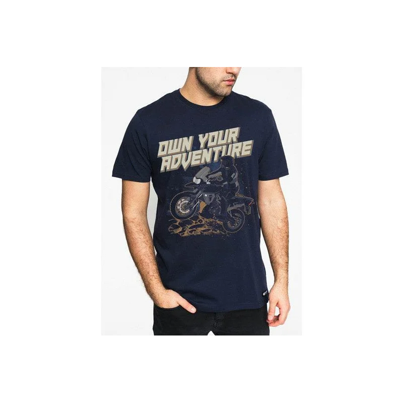 Adventure T-Shirts printed -BLUE - M (Chest 107 Cm) / Blue