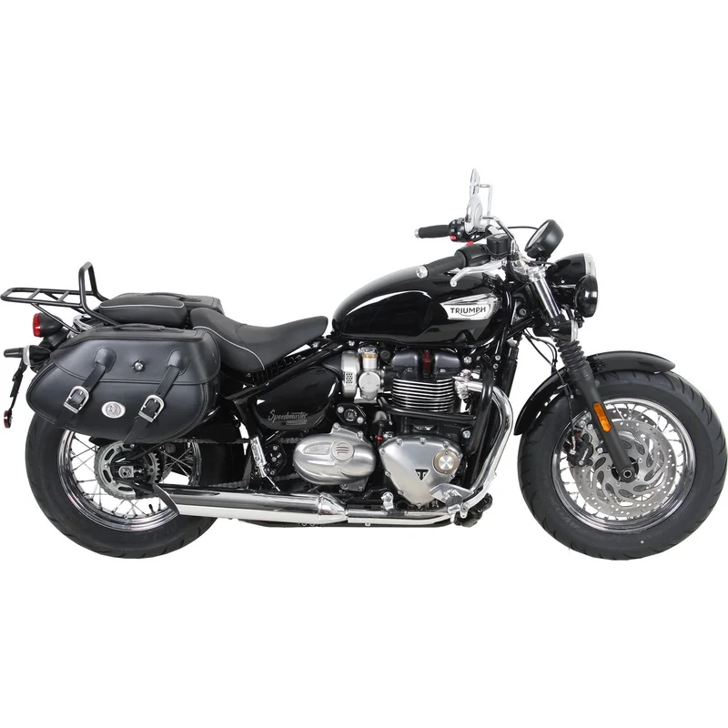 Triumph Boneville SpeedMaster Sidecases Carrier - C-Bow - Black