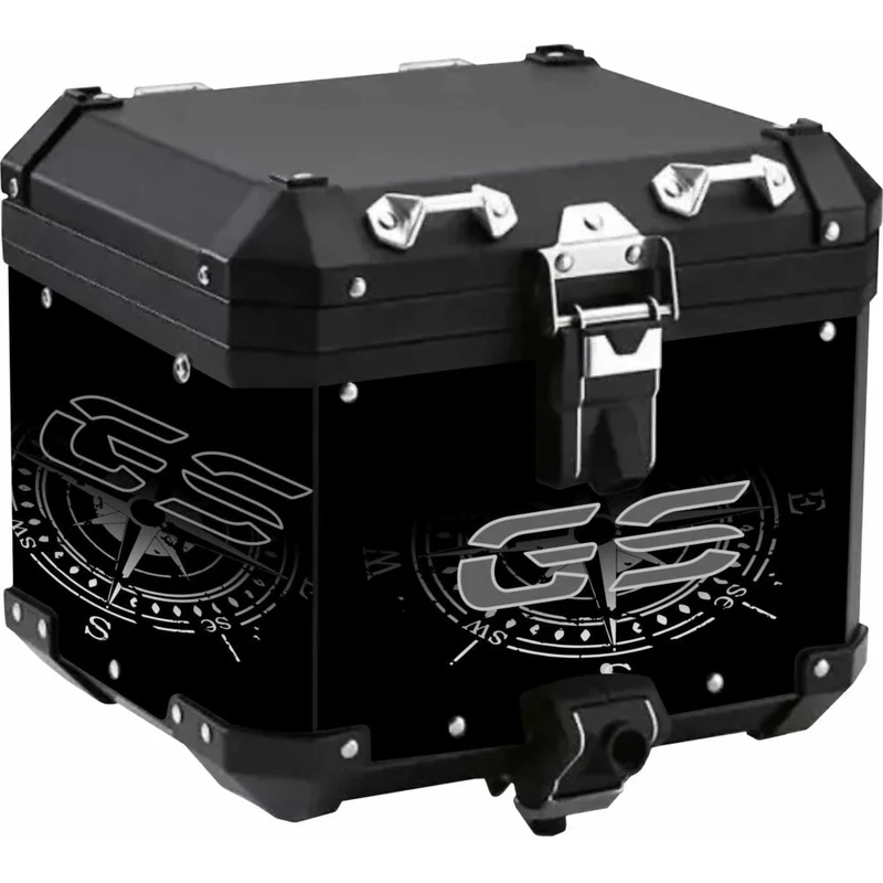BMW R Ser GS Styling - Topcase Side Vinyl - Triple Black