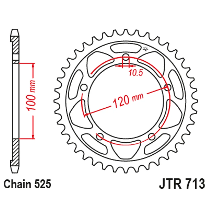 Sprockets Rear (713 - 40T)