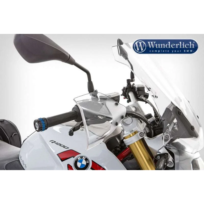 BMW R1200GS Protection - Hand Wind Deflector - Smoked Grey