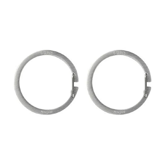 O-SERIES GATED KEY RING - Stainless Steel