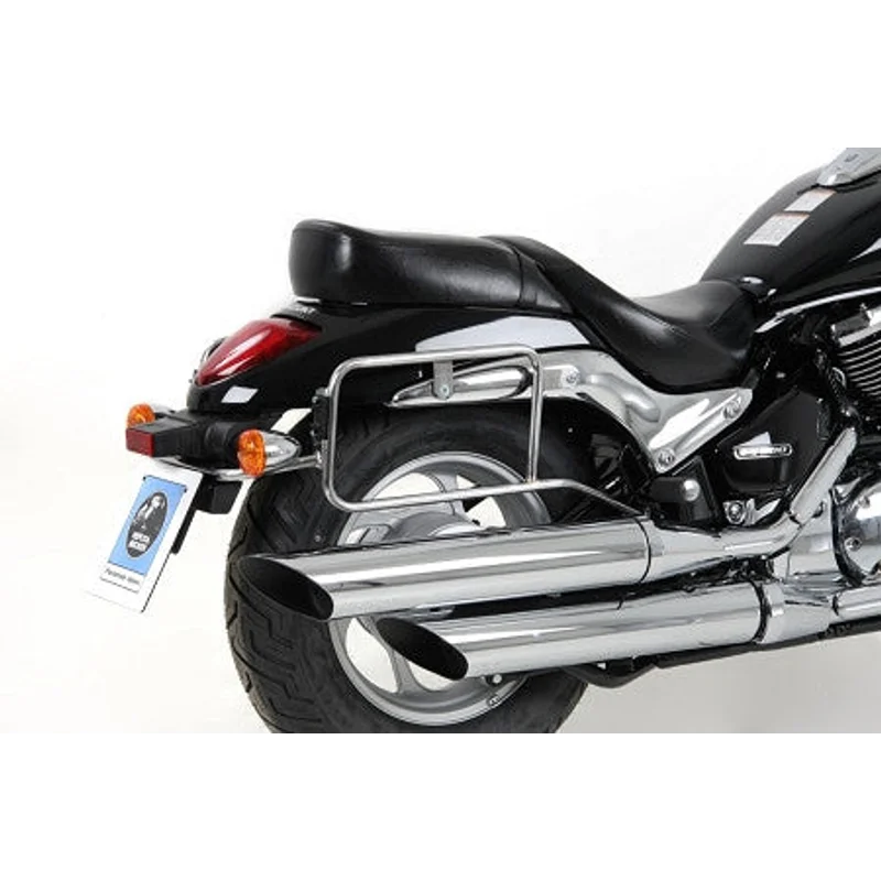 Suzuki M 800 Intruder Sidecases Carrier - Quick Release "Lock It" (Chrome)