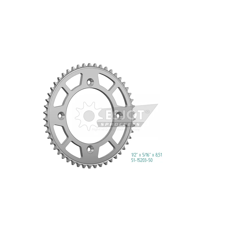Sprockets Rear ( 15203-50T) - Esjot - Aluminium