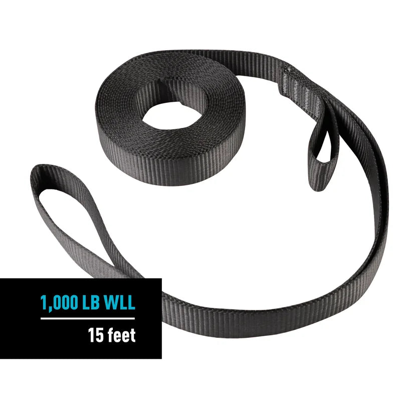 CAMJAM™ RATCHET DOUBLE LOOP REPLACEMENT STRAP - 15 feet