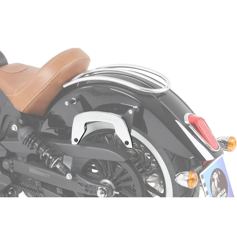 Indian Scout Carrier Sidecases - C-Bow - Black
