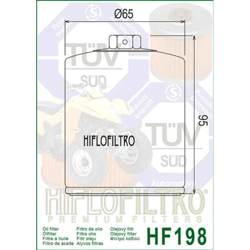 Oil Filter 198 - Hiflo