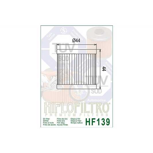 Oil Filter 139 - Hiflo