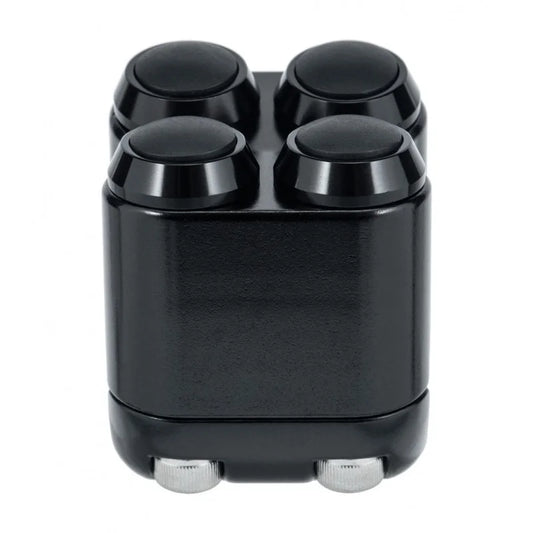 Handlebar Momentary Switch - Four Button - 25mm (1") / Black
