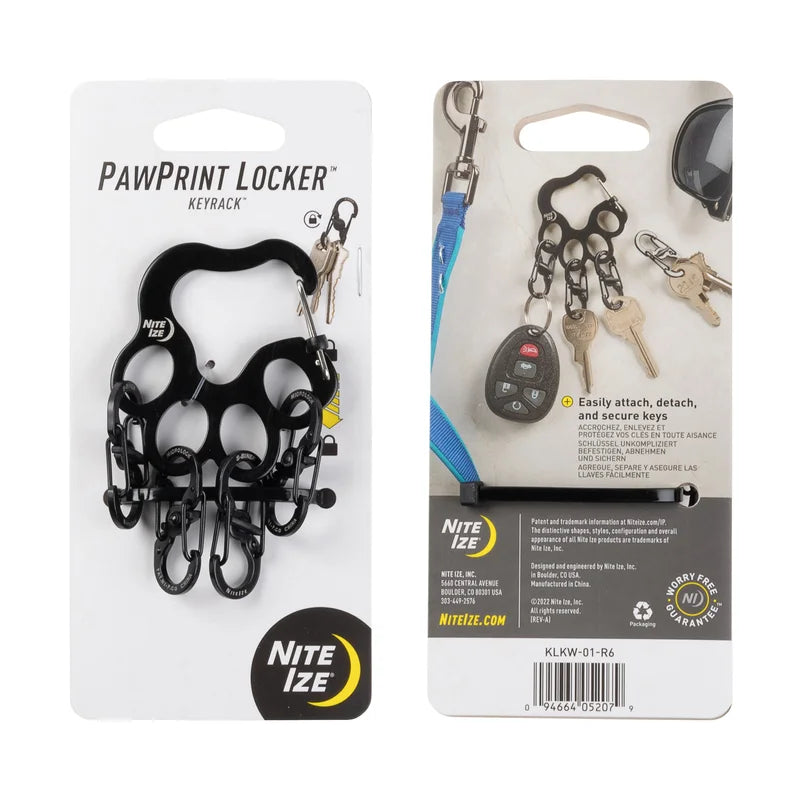 KEYRACK - PAWPRINT LOCKER - Stainless Steel