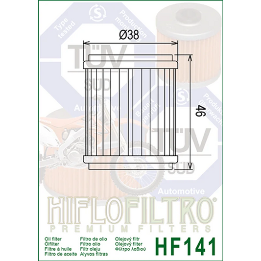 Oil Filter 141 - Hiflo