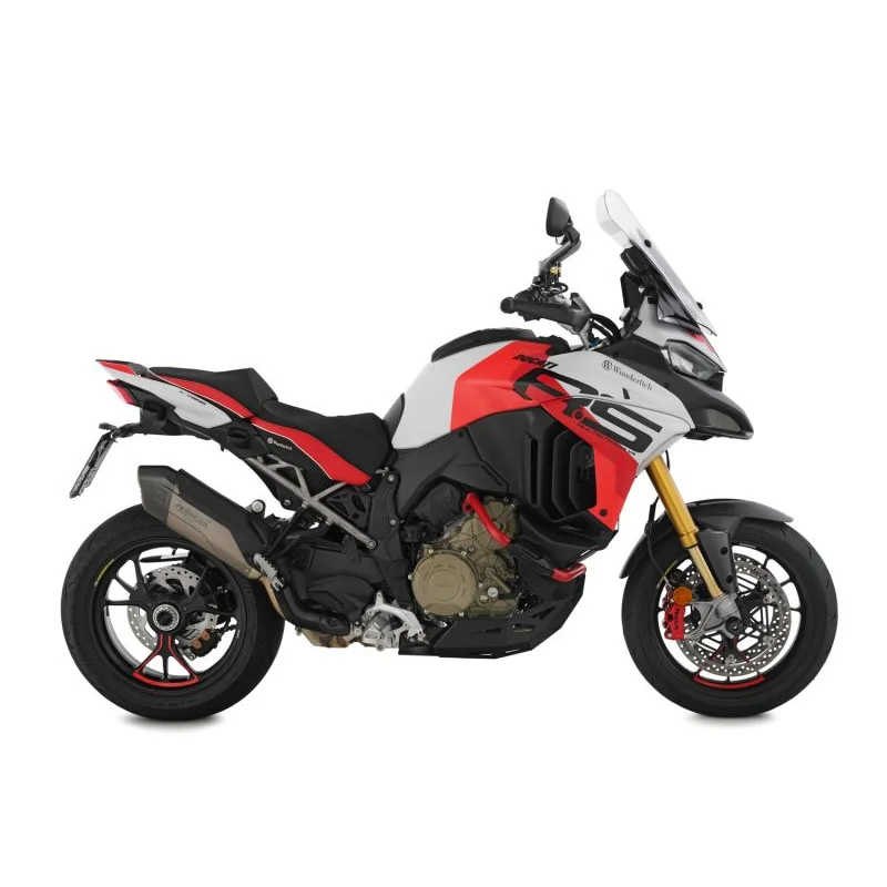 DUCATI Multistrada V4 Ergonomics -"Active Comfort" Rider Seat - Black-Red / Standard
