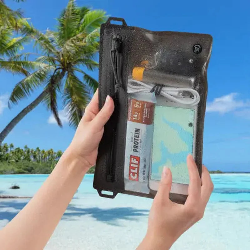 WATERPROOF TRAVEL POUCH - Charcoal / Medium