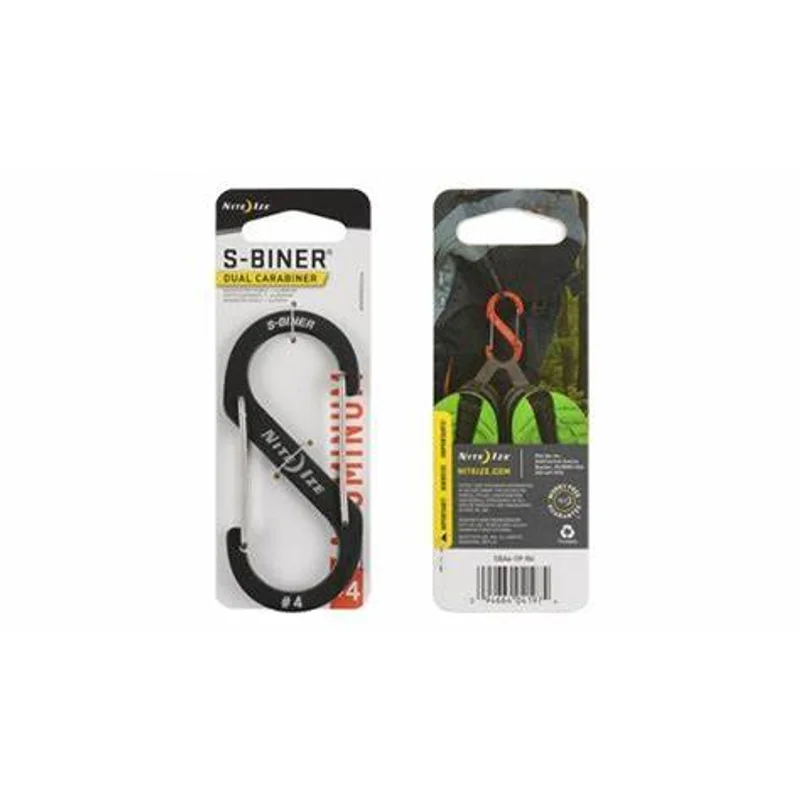 S-BINER (ALUMINIUM) - SET OF 3 - #2 + #3 + #4 / Assorted / Aluminum