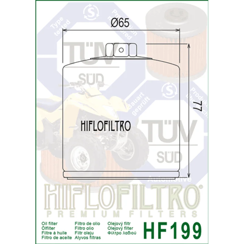 Oil Filter 199 - Hiflo