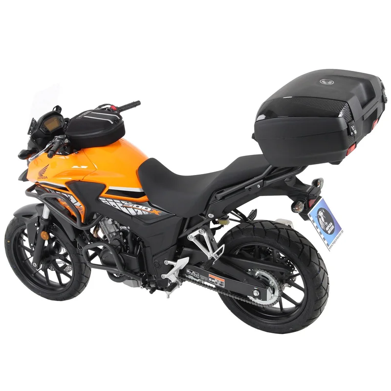 Honda CB 500X Carrier - Top Case Carrier (Anthracite) - Movable Hinge
