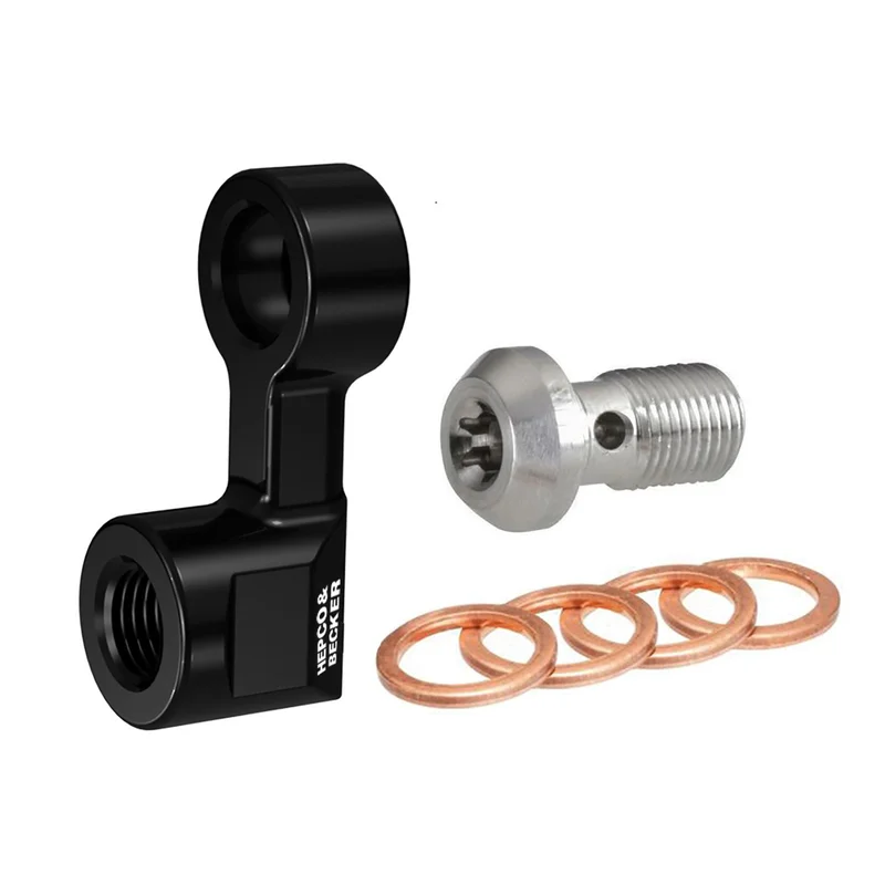 Brake & Clutch Line 30mm Extension Adapter - Black