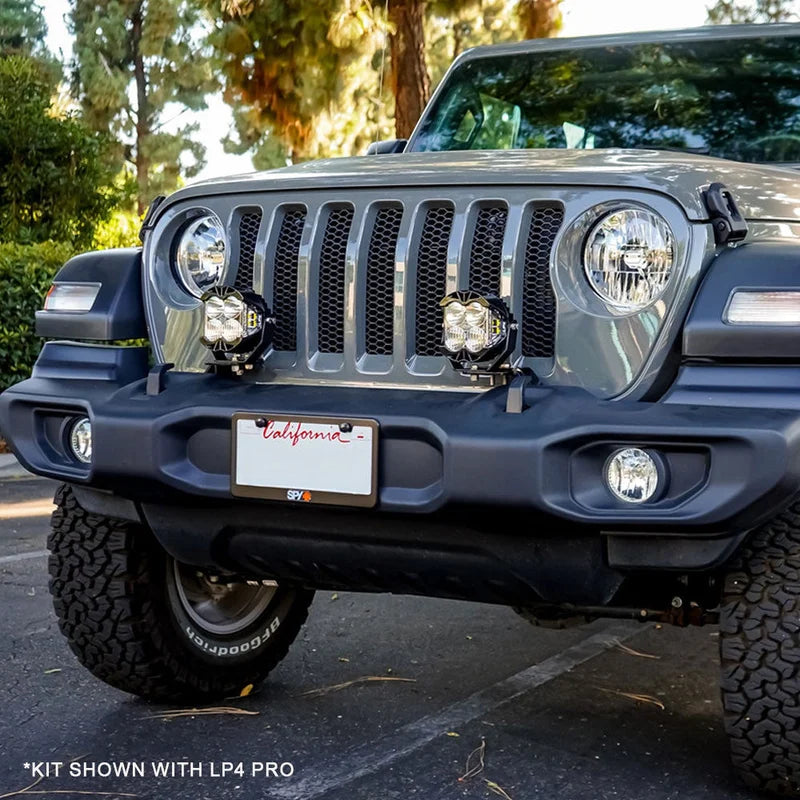 JEEP WRANGLER OE PLASTIC BUMPER LIGHT KIT - LP6 PRO - Clear / Toggle
