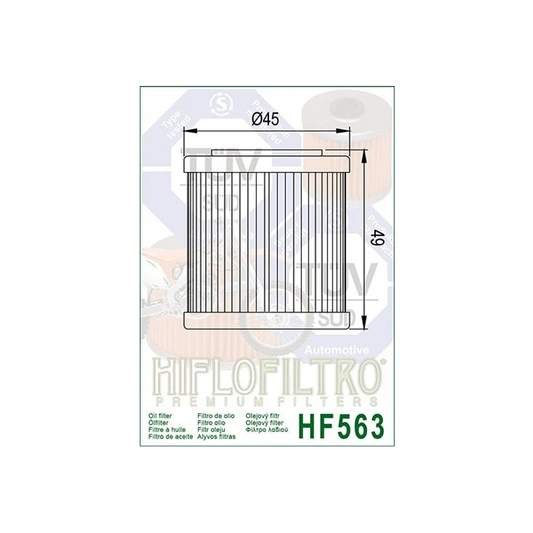 OIL Filter 563 - Hiflo