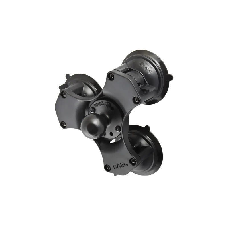 RAM® BASE - Suction Cup Twist-Lock™ Triple - B Size (1"Ball)