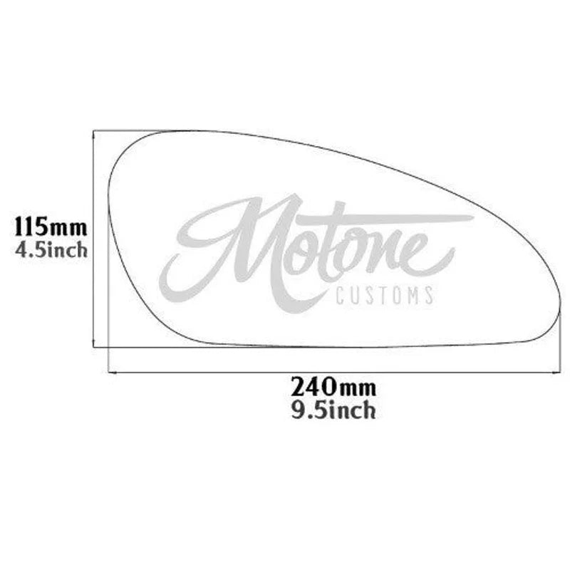 Styling - Petrol/Gas Tank Knee Pads (Smooth)