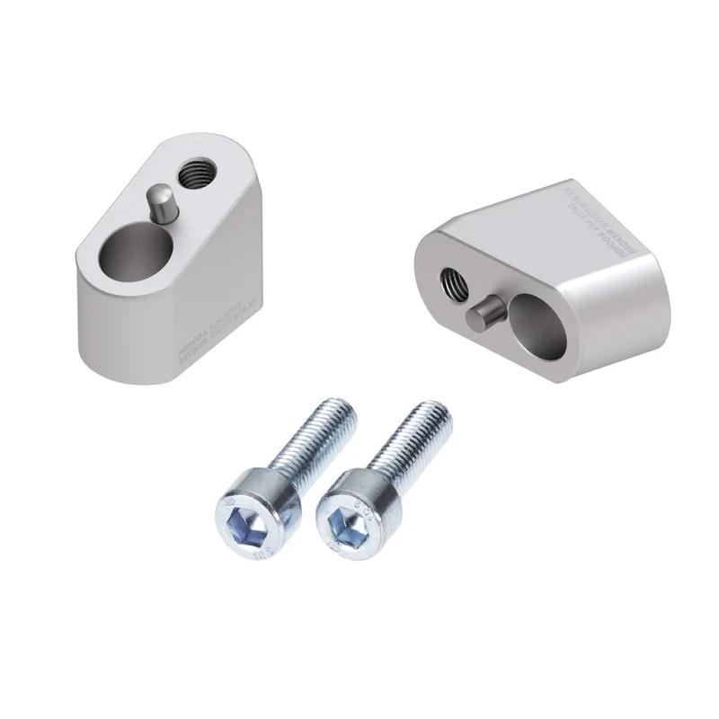 HANDLEBAR RISER - 30mm UP & 20mm BACK (BV2520-30-20-SL) - Silver